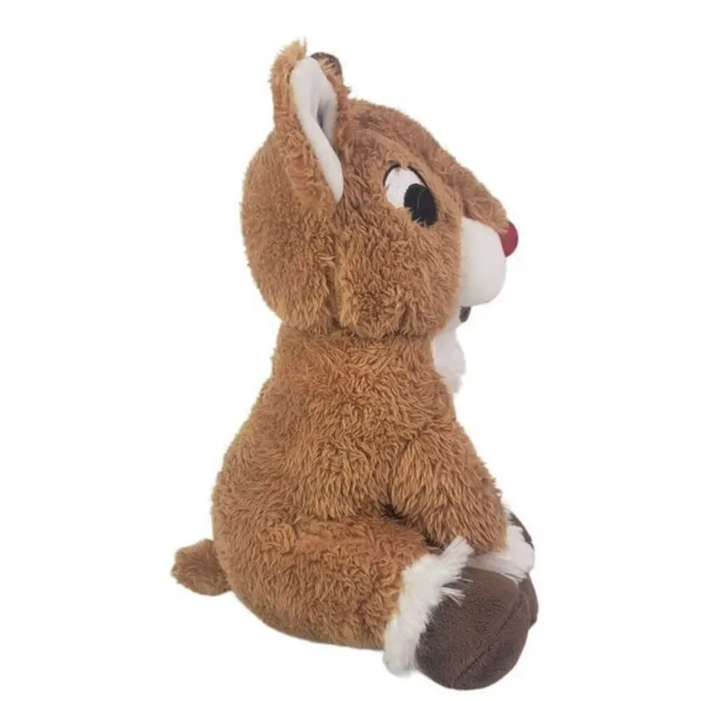 Kohls Cares Brown Reindeer‎ Stuffed Animal Red Nose Special For Christmas 10 In